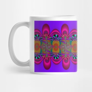 Psychedelic Fractal Pattern Mug